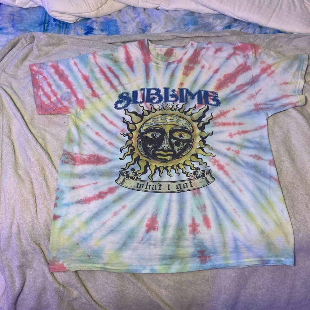 Tie-dyed sublime xl t shirt